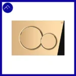 کلید تخلیه توکار مدل تویین طلایی آبکاری