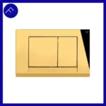کلید تخلیه توکار مدل چهارگوش طلایی آبکاری