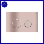کلید تخلیه توکار مدل گرد استیل 1 میل رزگلد خش دار