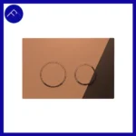 کلید تخلیه توکار مدل گرد رزگلد براق
