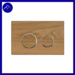 کلید تخلیه توکار مدل گرد روکش بلوط رنگ کروم