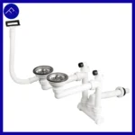 سیفون دو لگنه فانتزی با سرریز سینی