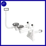 سیفون دو لگنه فانتزی با سرریز لگن