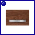 کلید تخلیه توکار مدل پرایم روکش چوب گردو دکمه کروم