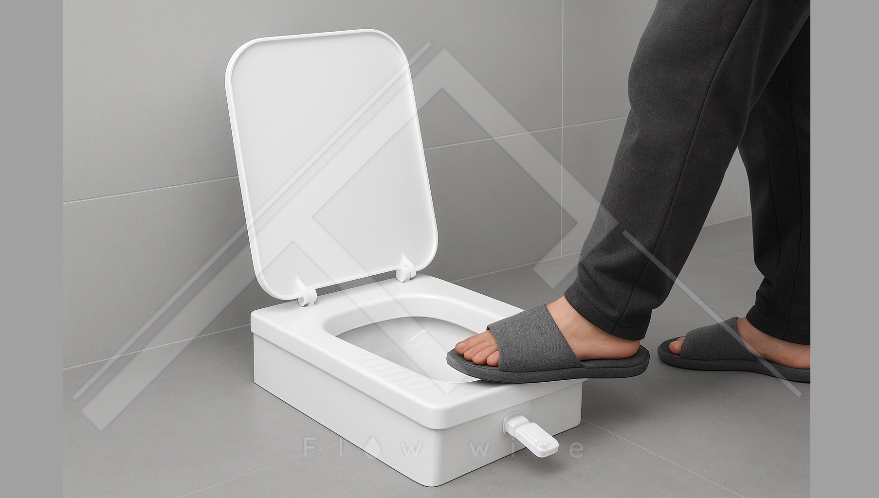 درب توالت زمینی سنی پلاستیک؛ راه‌حلی بهداشتی برای سرویس‌های کوچک